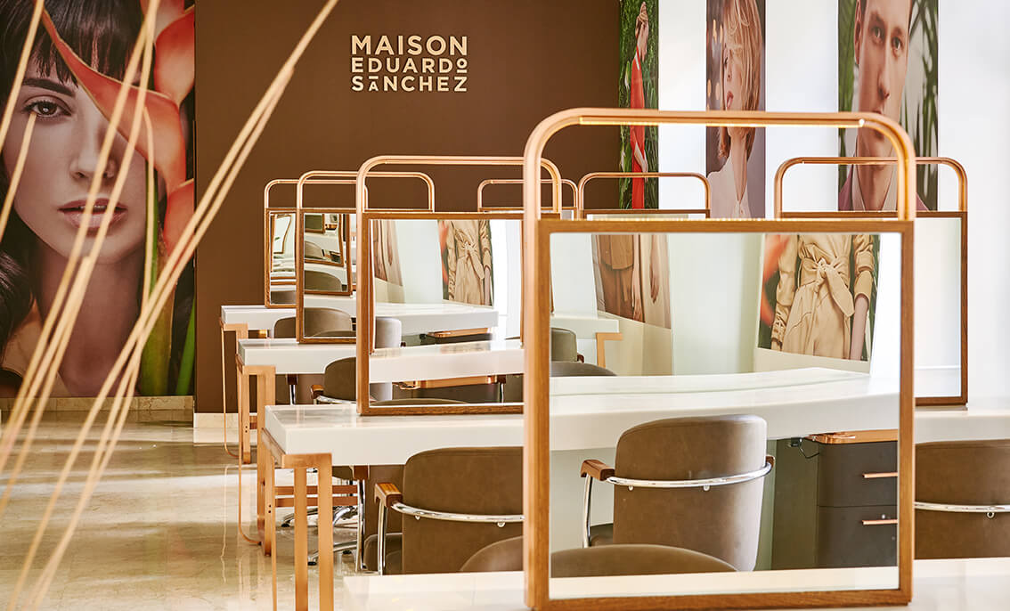 Interior del salón Maison Eduardo Sánchez en Claudio Coello